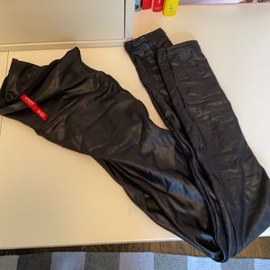Spanx faux leather leggings